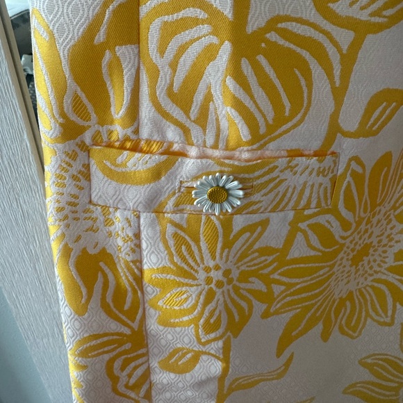 Lilly Pulitzer Yellow Floral Mini Dress - Picture 4 of 5